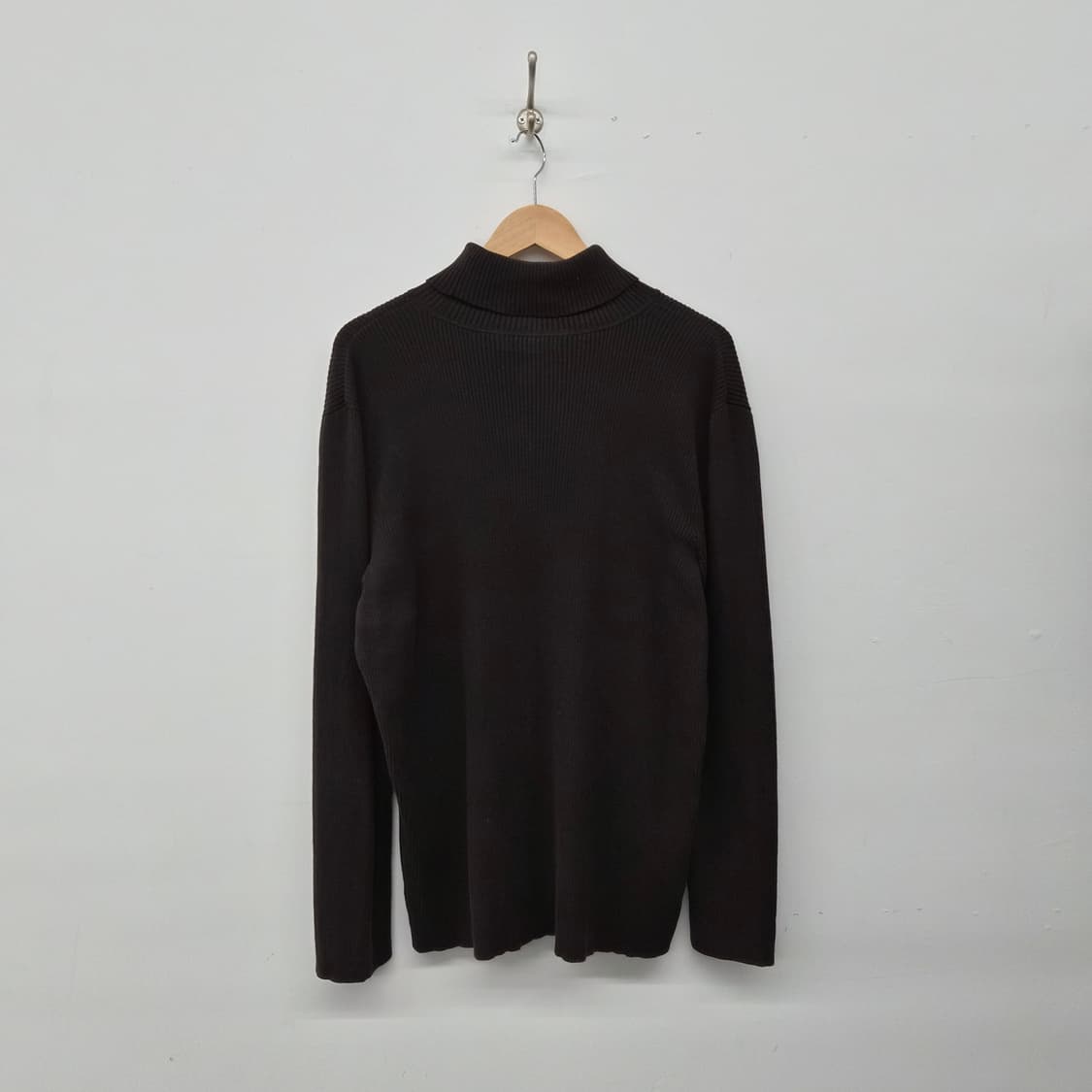 플로 랄프로렌 터틀넥 니트 블랙 여성 L 상품이미지5