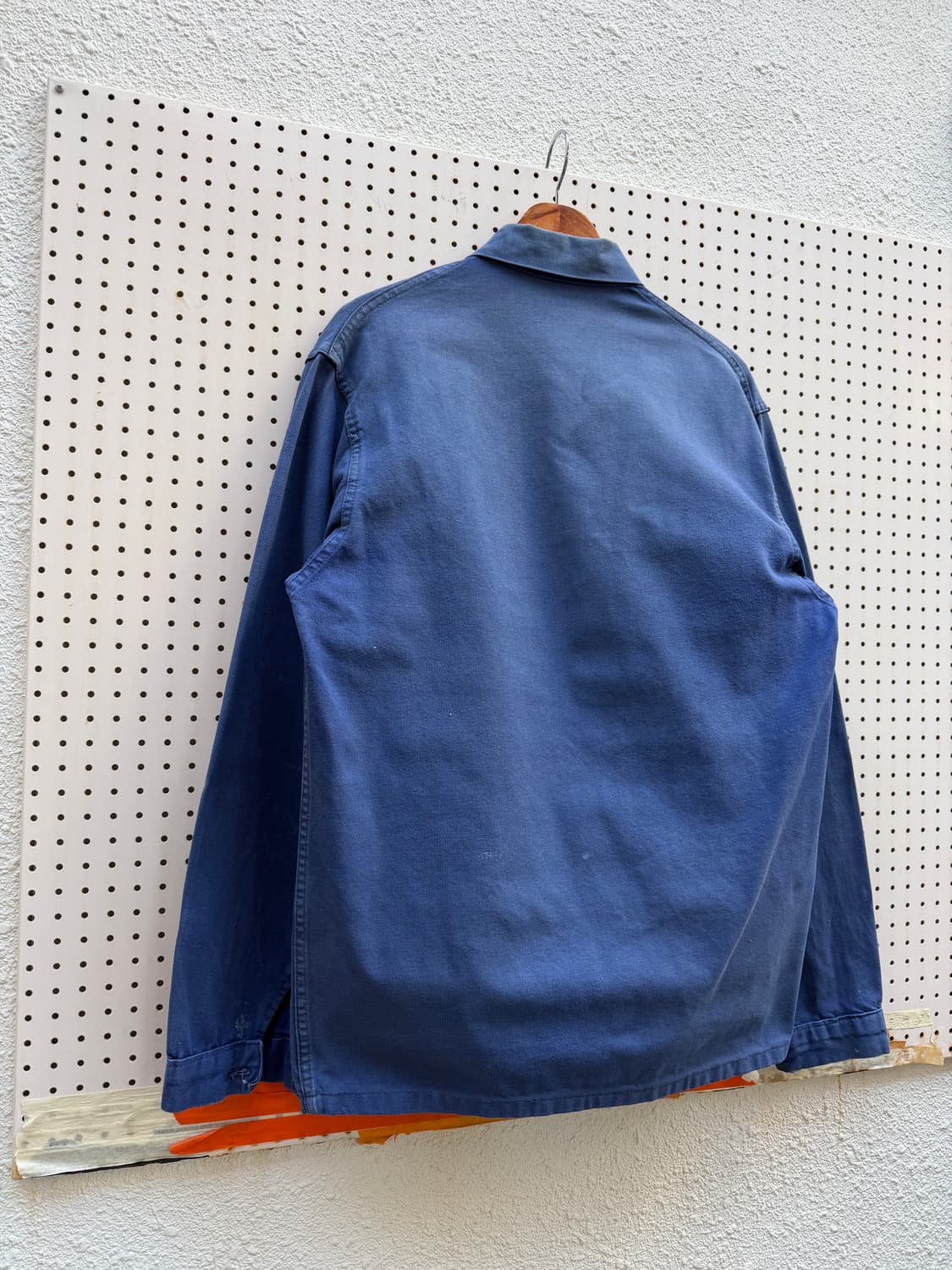 FADED WASHED BLUE OLD VINTAGE 프렌치워크자켓 상품이미지9