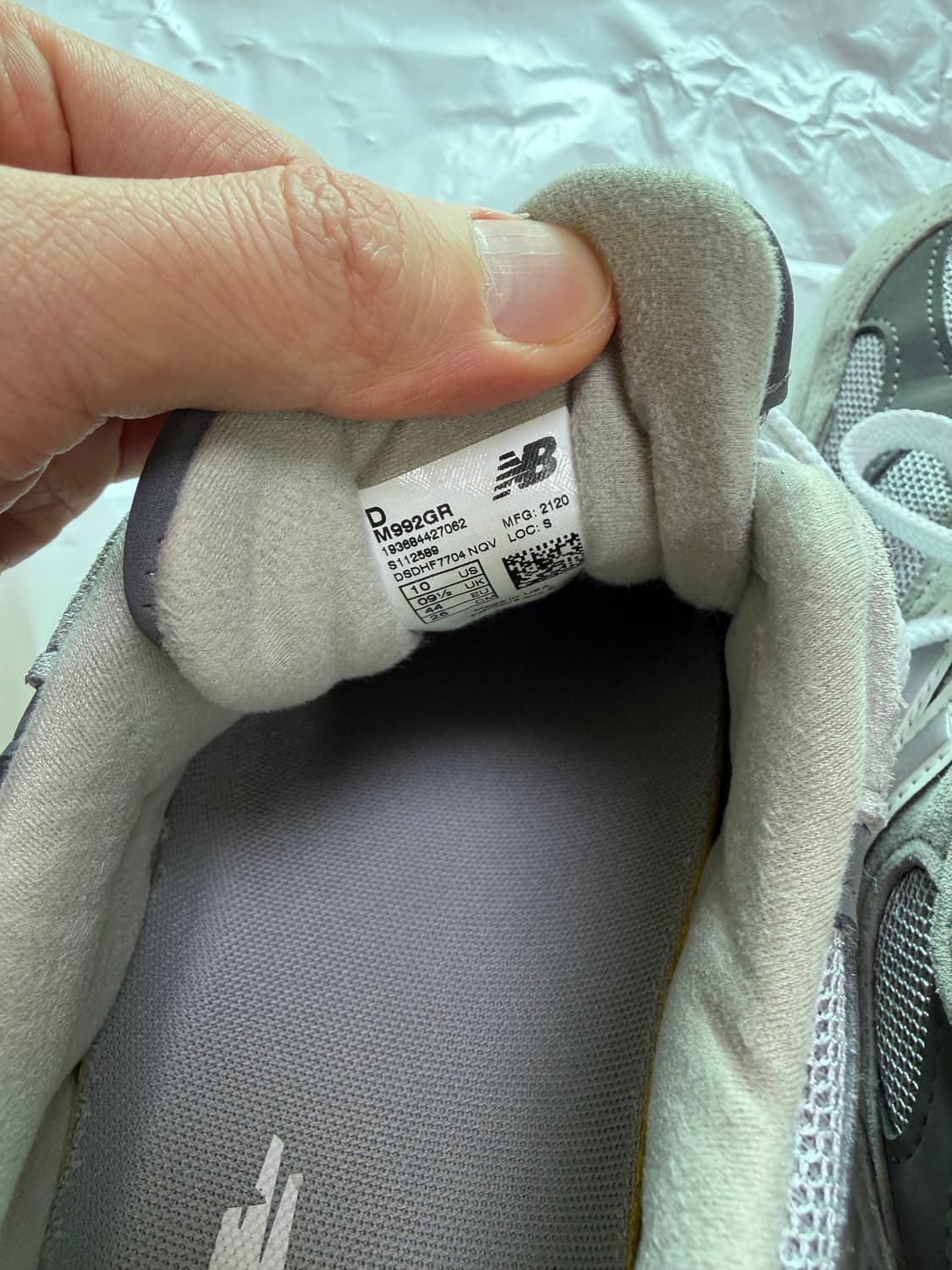 뉴발란스 992 그레이 M992GR 280 상품이미지6