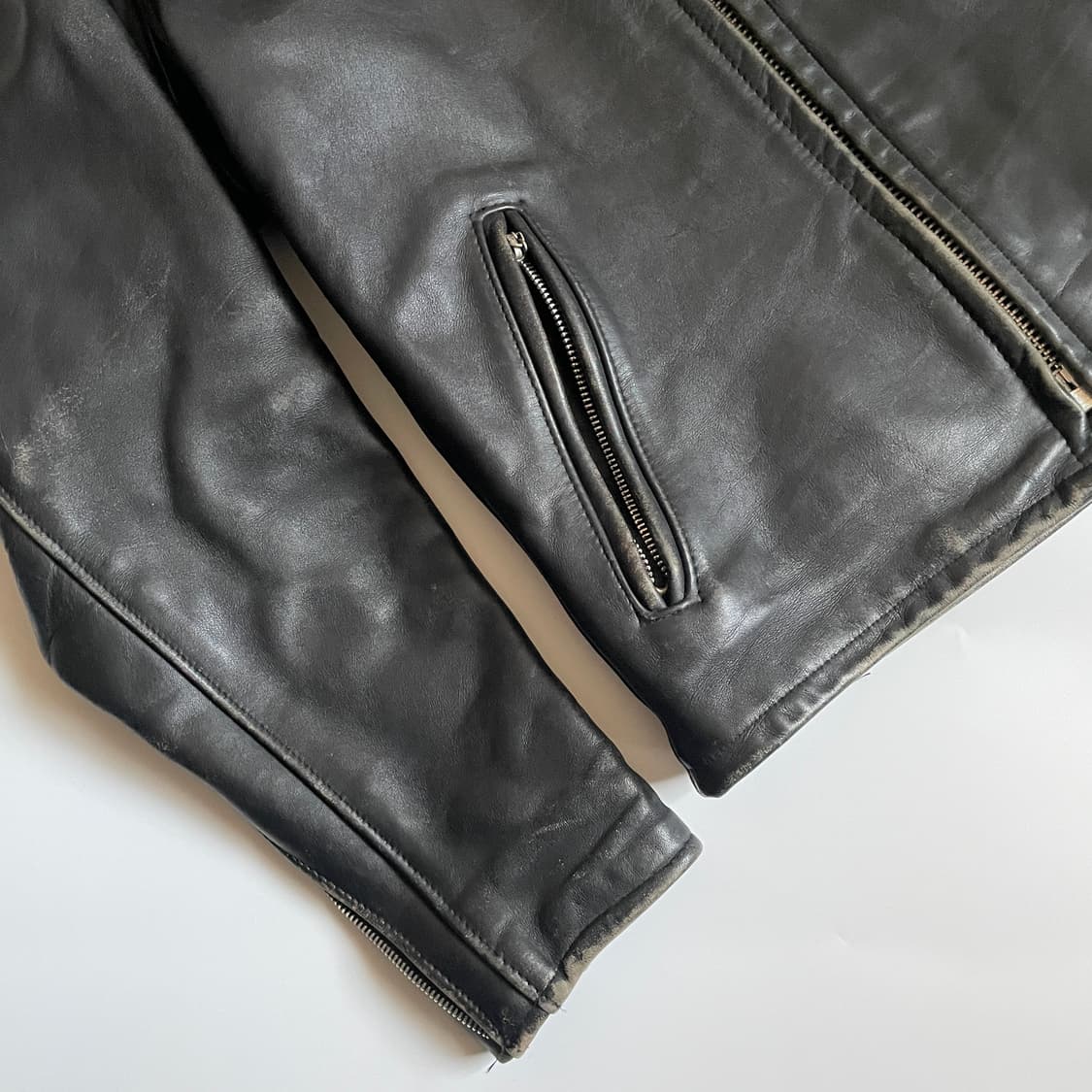 쇼트 레더 자켓 36 상품이미지6