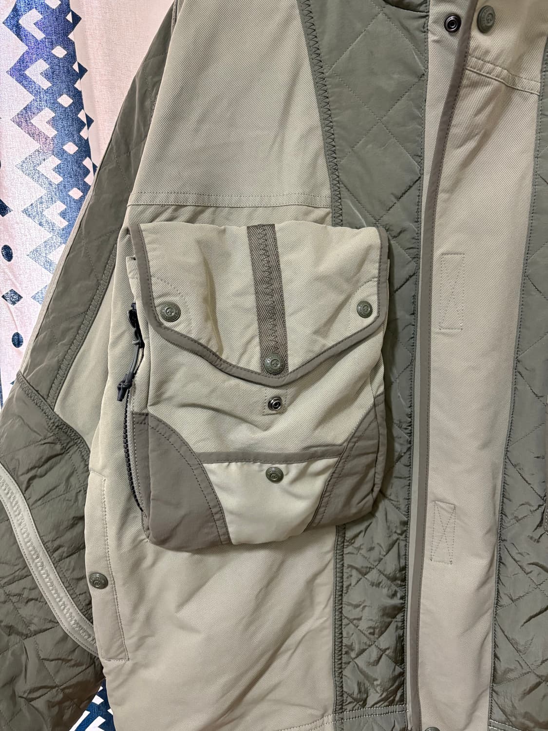 이스트로그x데상트 퀄팅자켓 M,L사이즈 보유 상품이미지8