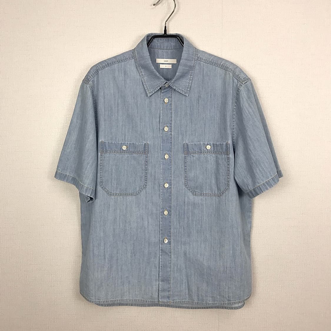 UMER 유메르 반팔 샴브레이 셔츠 여성2 상품이미지1