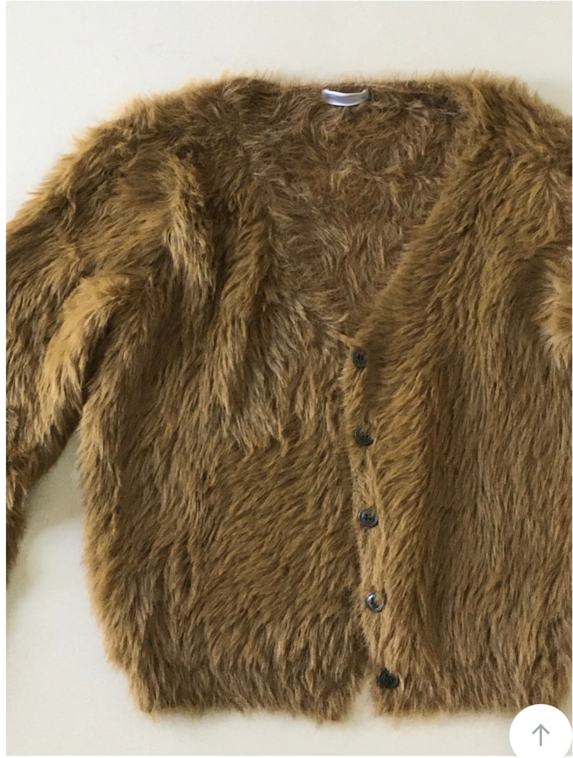 유어즈 yours 루즈핏 태니 퍼 가디건 상품이미지9