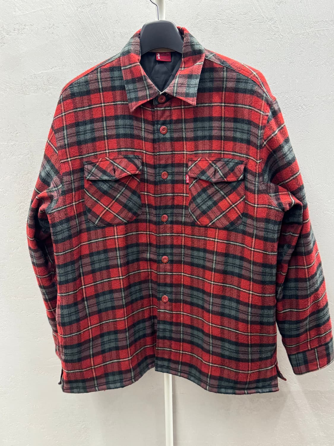 Levi's 레드탭 체크 셔츠 XL 상품이미지2
