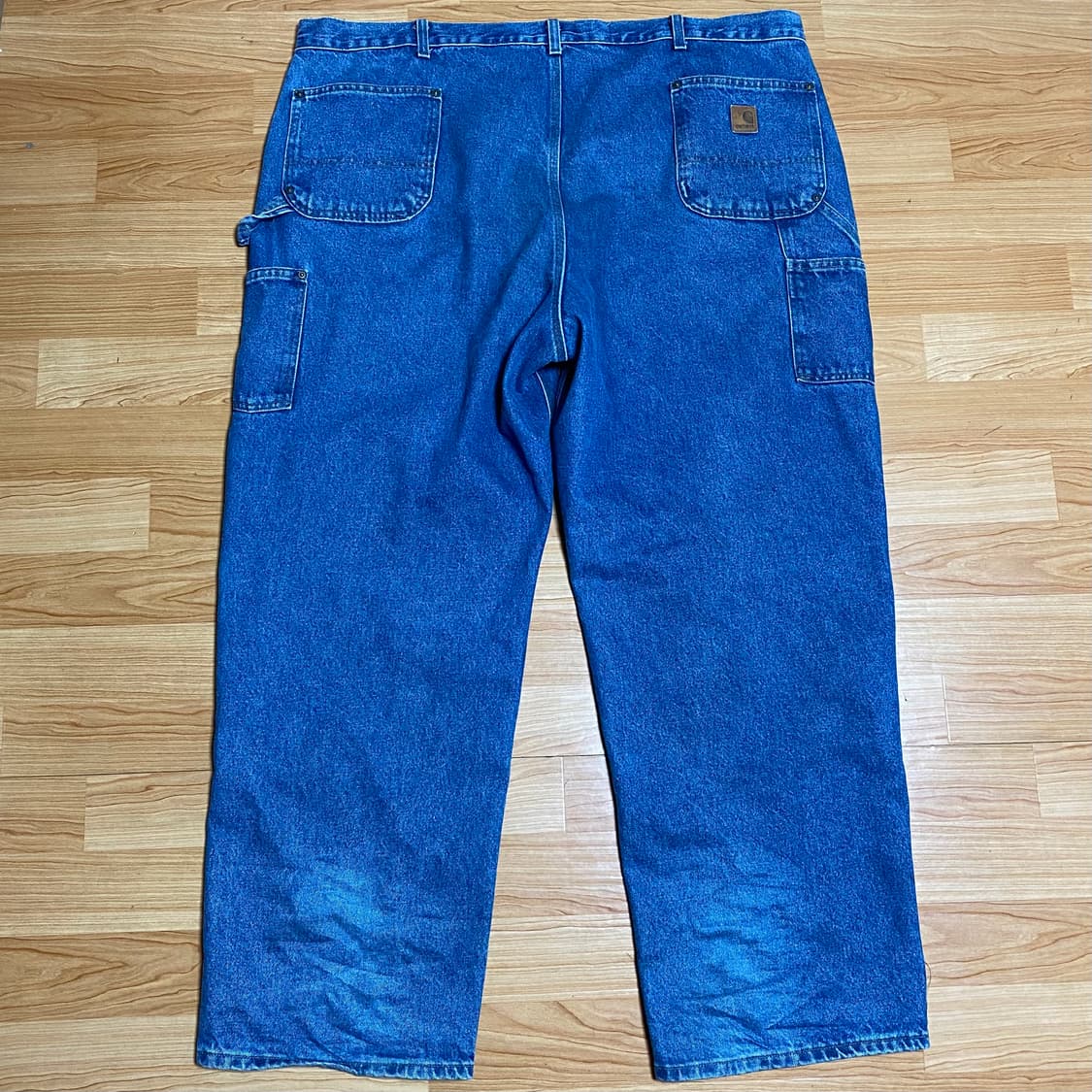 칼하트 B73 DST 더블니 카펜터 데님 팬츠 48x32 상품이미지2