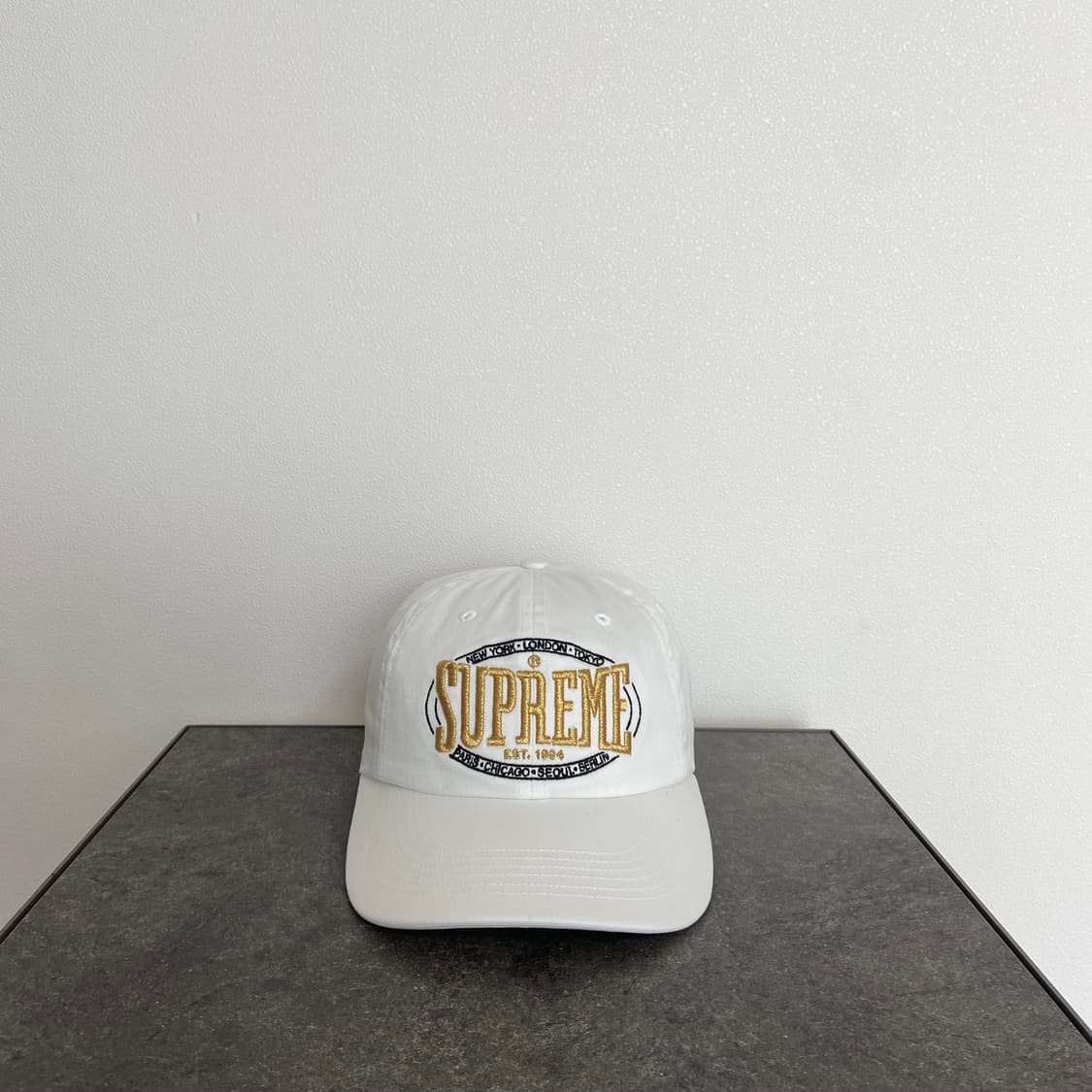 (OS) 슈프림 볼캡 모자 23FW 웜업 화이트 상품이미지1