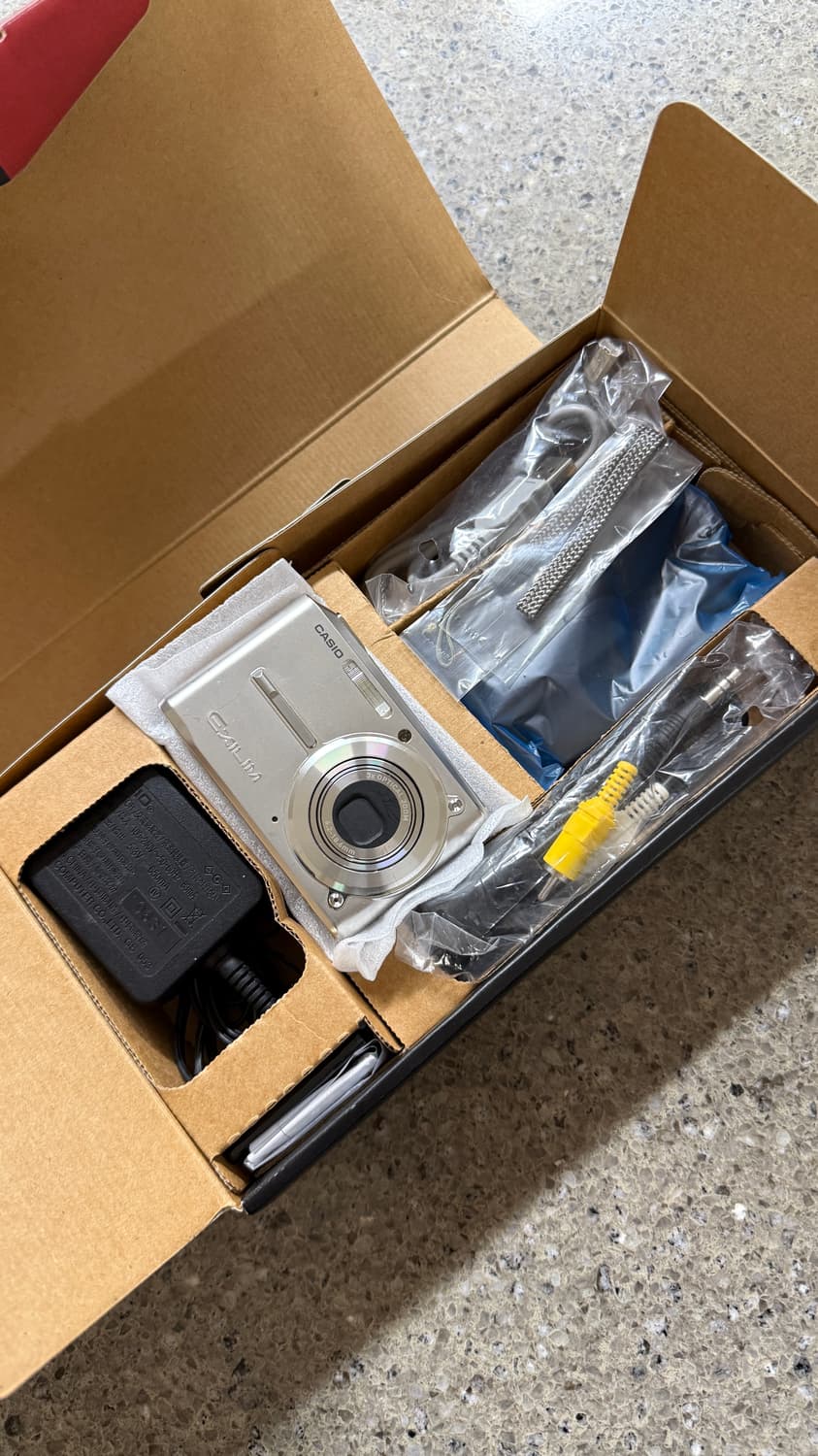 카시오 엑슬림 ex-s600 풀박스 세트 상품이미지10