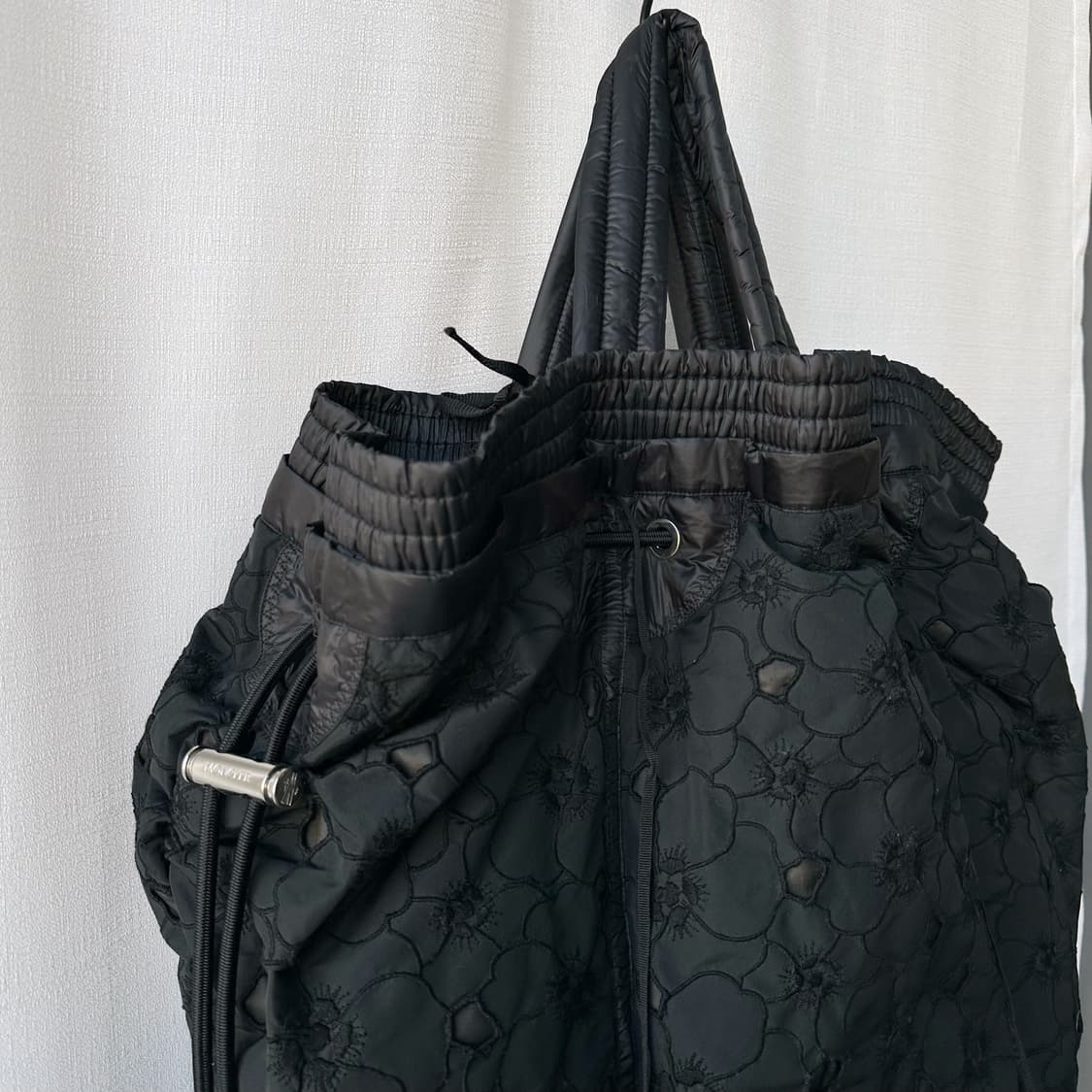 Moncler x Simone Rocha PARACHUTE Bag 블랙 상품이미지9