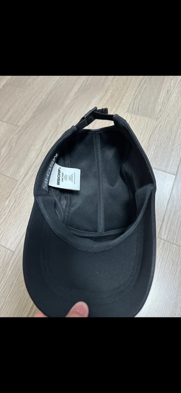 미스치프 롬버스 러닝 캡 블랙 상품이미지6