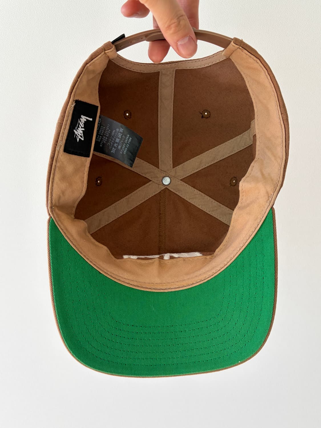 stussy 스투시 로우 프로파일 빅 베이직 스냅백 (코코아) 상품이미지5