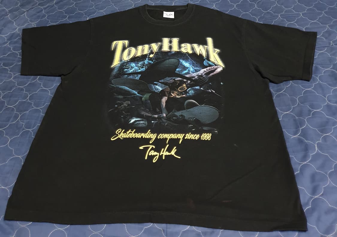 토니호크 어비스 그래픽 스트릿 반팔티 블랙 (L) 상품이미지2