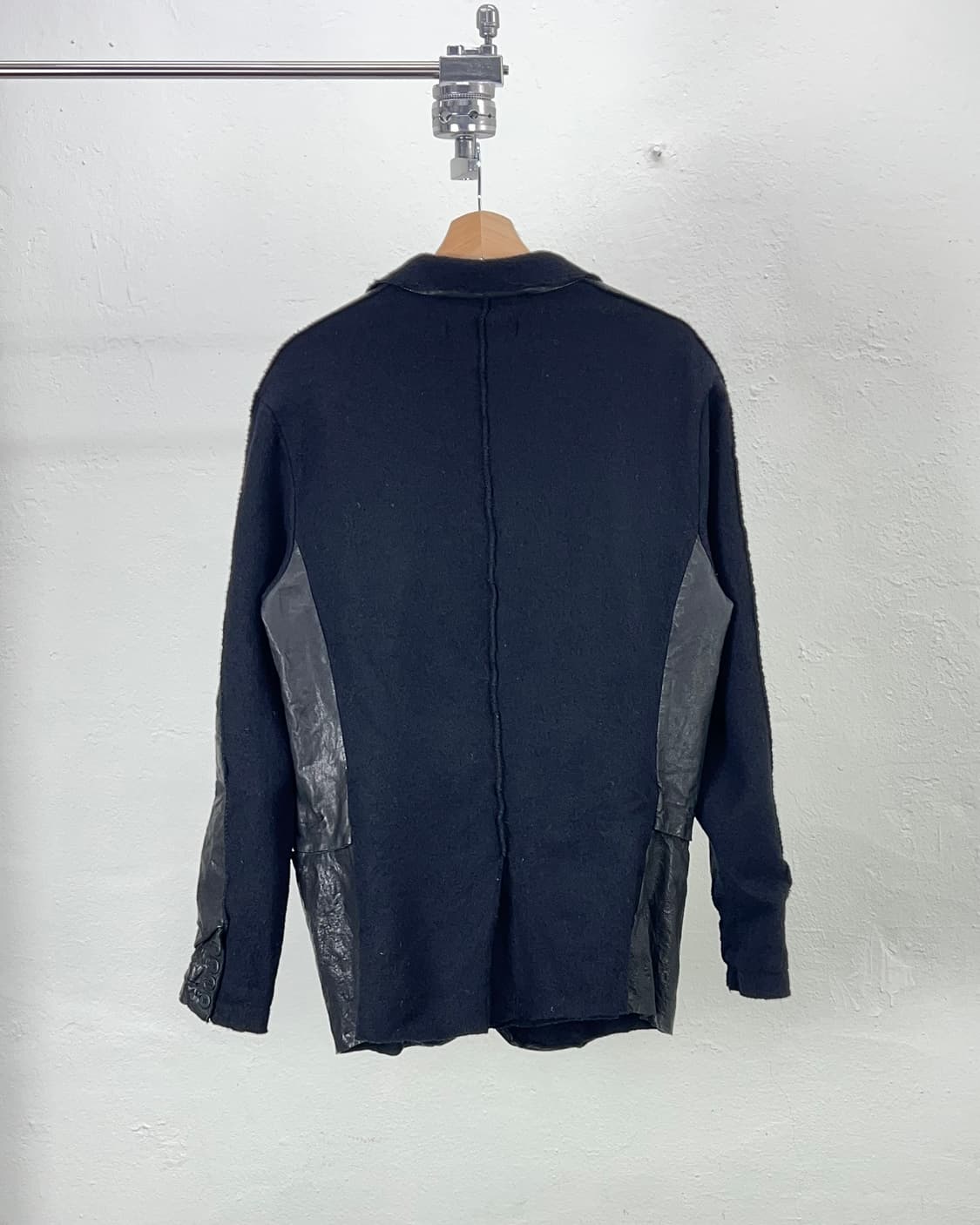 트랜짓 코디드 투 페이스 램스킨 레더 블레이저 자켓 상품이미지6