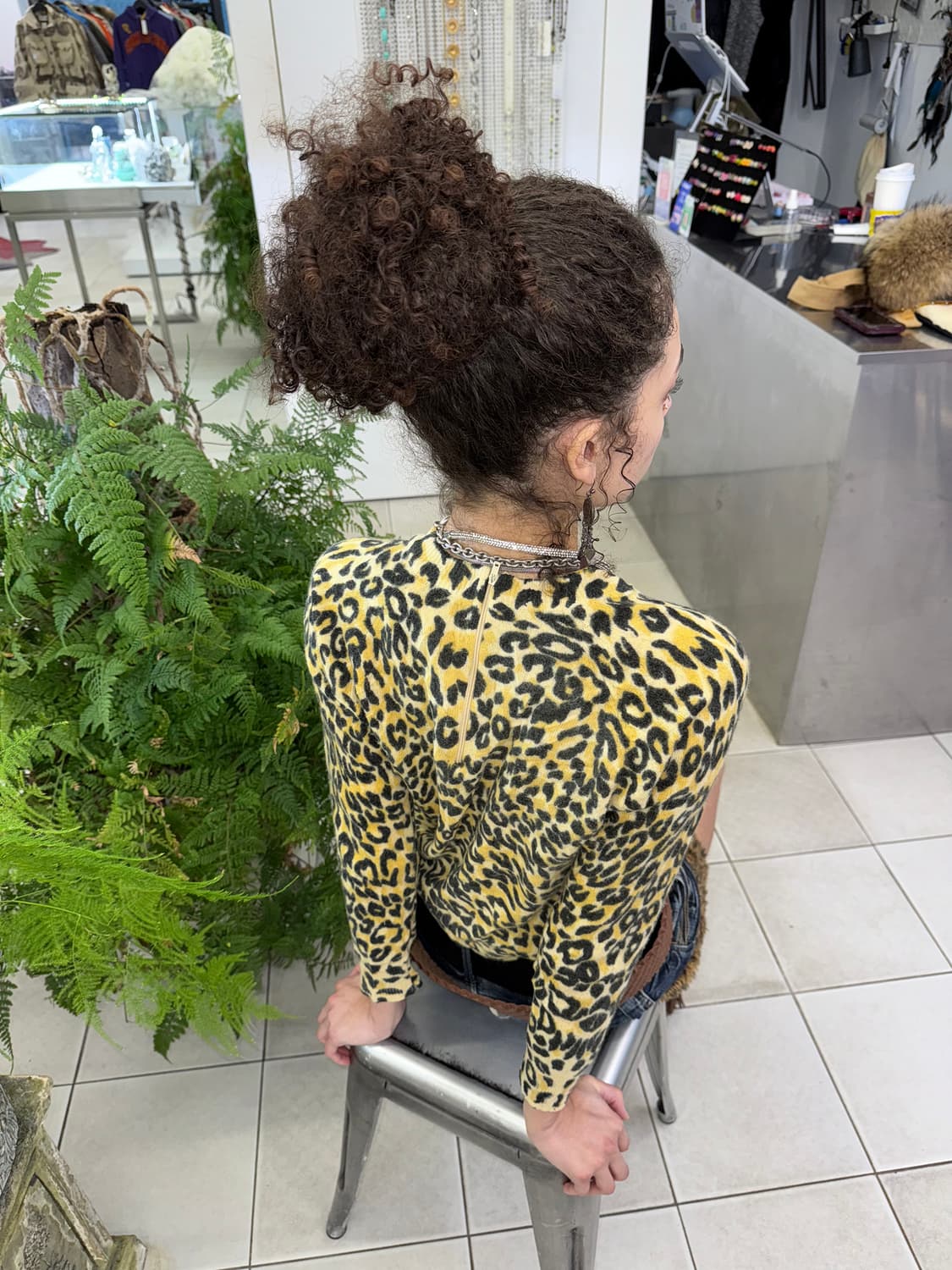 leopard sweater 상품이미지4