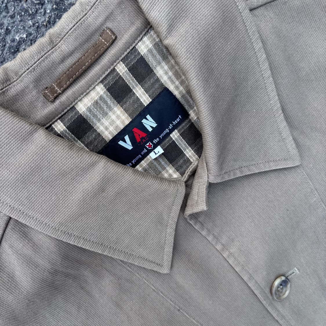 일본 반 코튼 자켓 상품이미지3