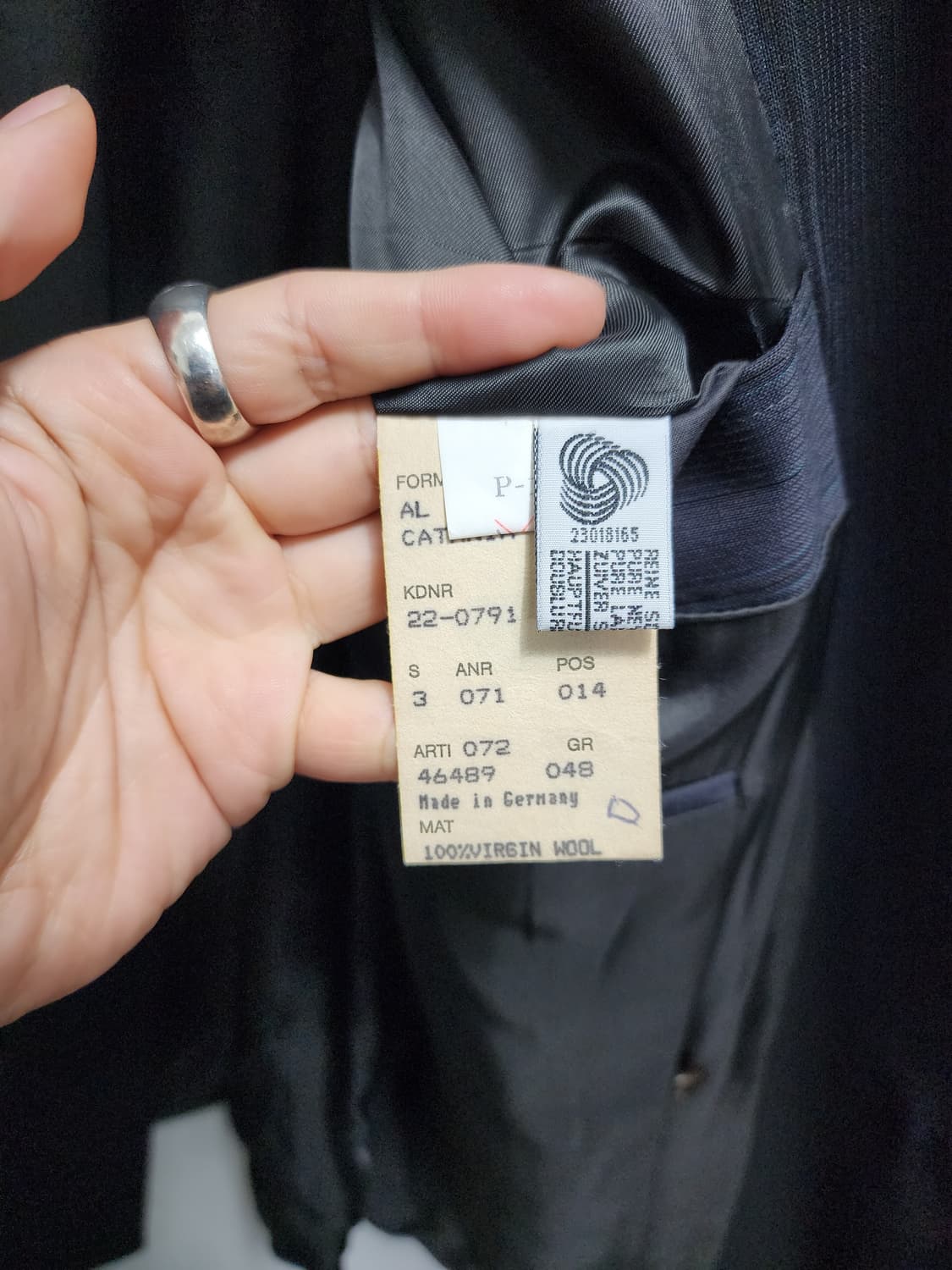 HUGOBOSS 휴고보스 버진울 빈티지 더블 블레이저 상품이미지8