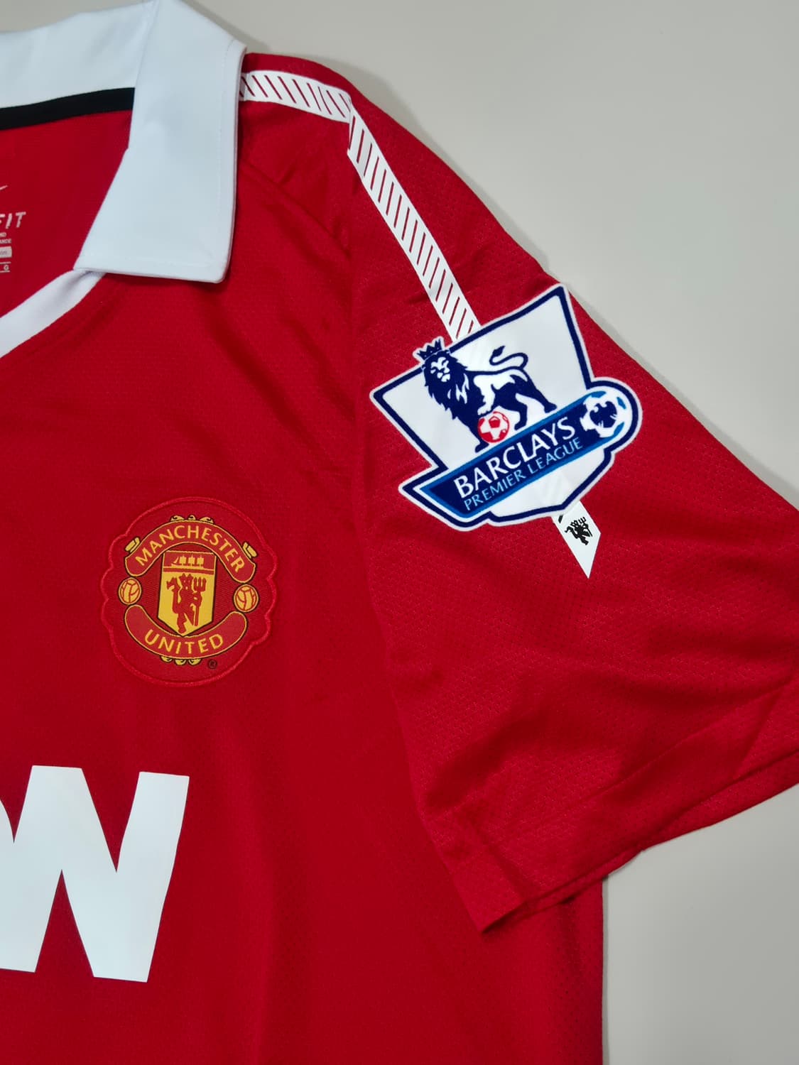 맨유 10/11시즌 마이클 캐릭 유니폼 L사이즈 레플리카 상품이미지6
