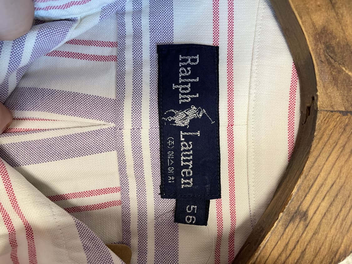 폴로 랄프로렌 올드빈티지80's 스트라이프 셔츠 상품이미지3