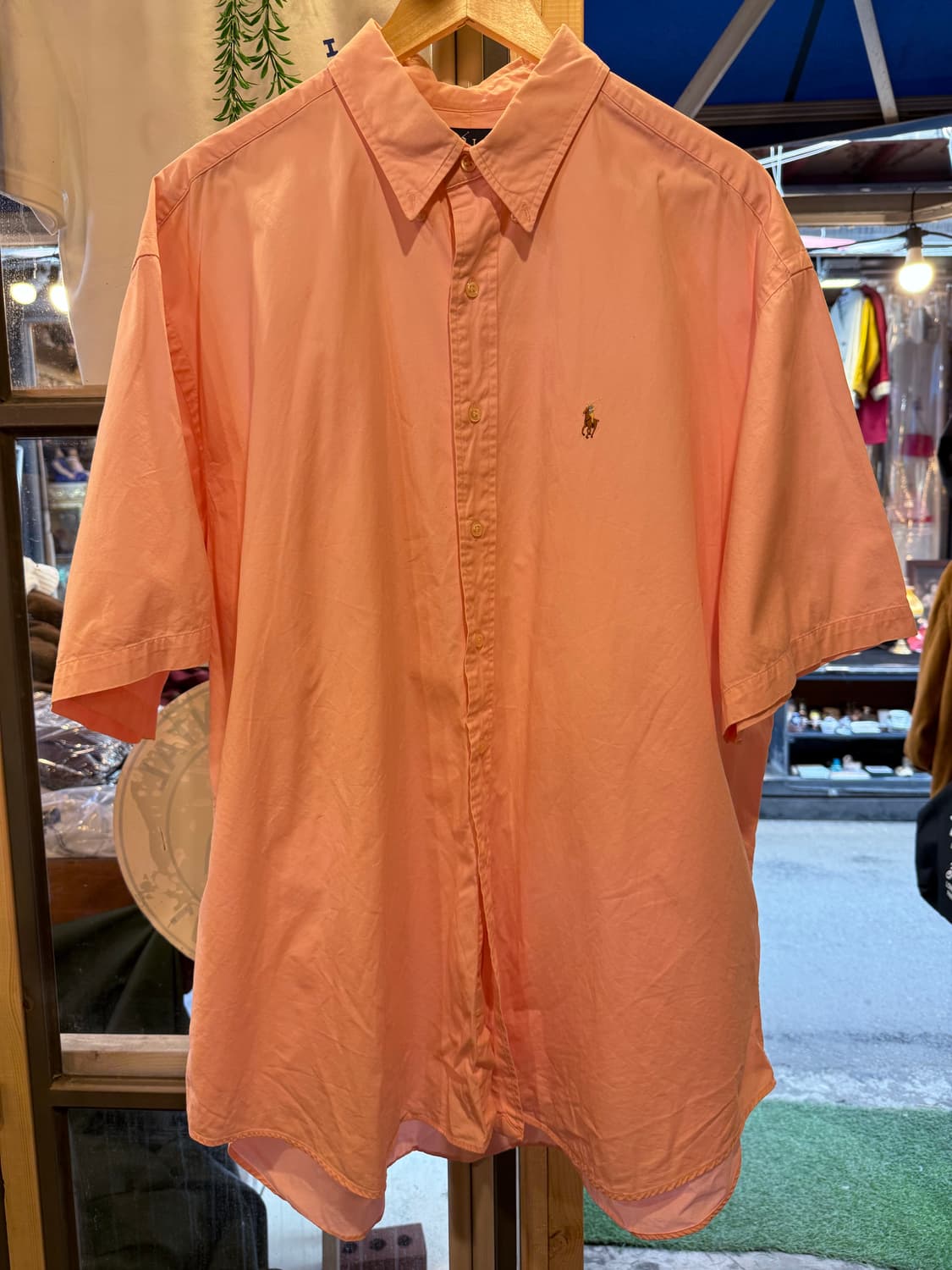 폴로 랄프로렌 멀티포니 핑크 반팔셔츠 2XL 상품이미지1