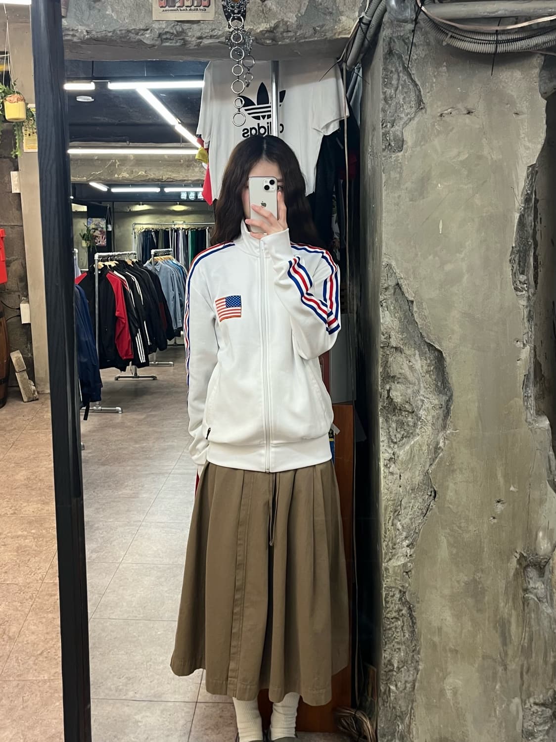 아디다스 USA 성조기 트랙탑 져지 화이트 95 #csz2654 상품이미지2