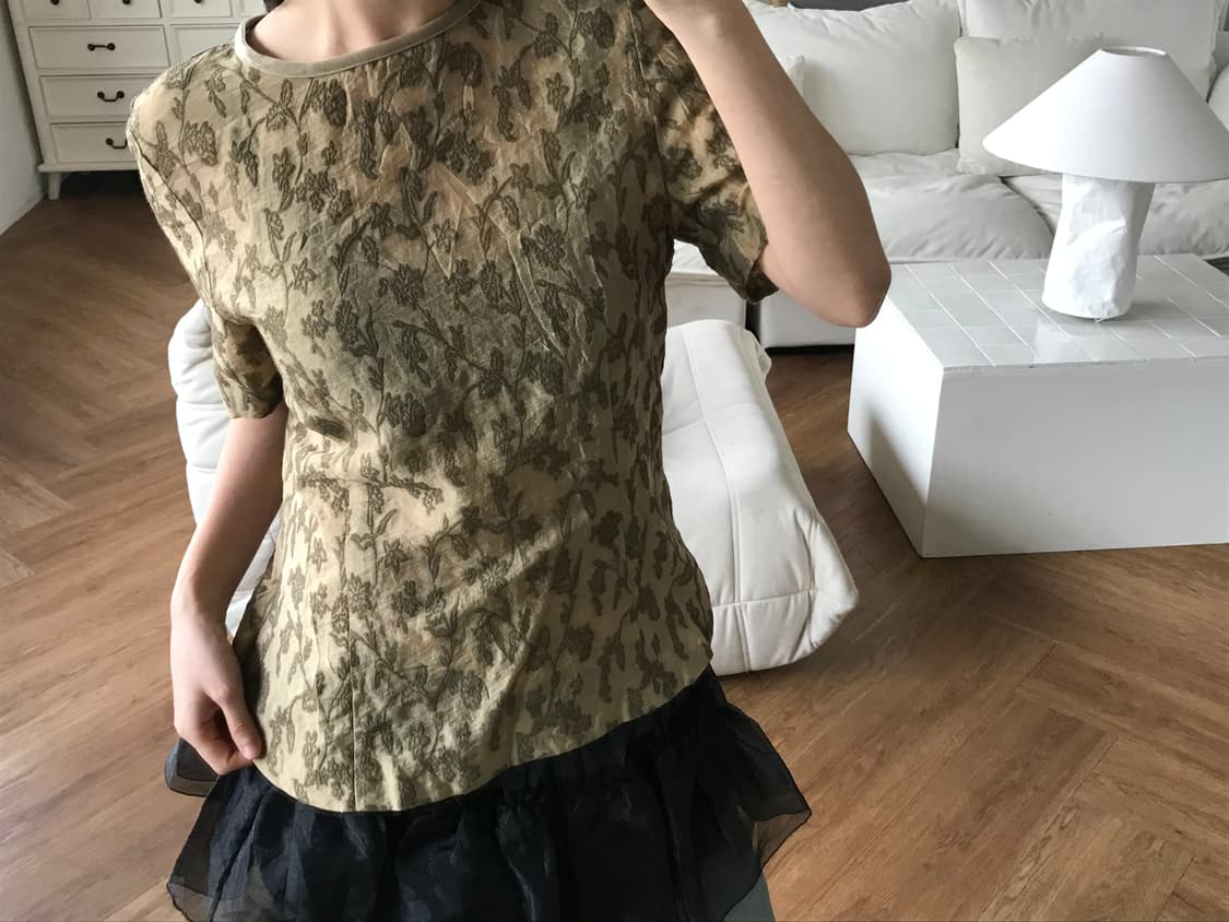 vintage pattern blouse 상품이미지7