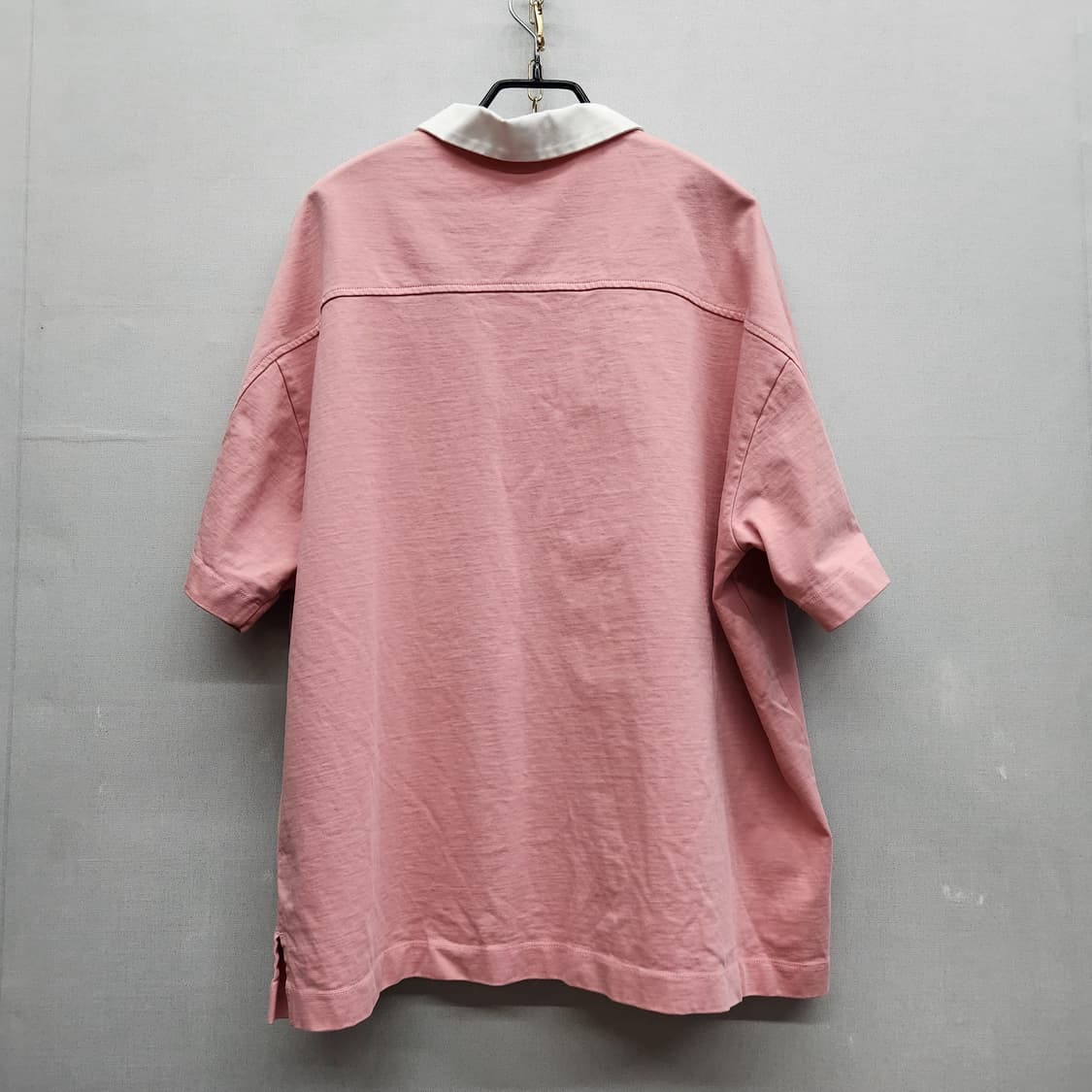 커스텀멜로우 로고와펜 럭비티 반팔카라 38(XL~2XL) 남여공용 상품이미지4