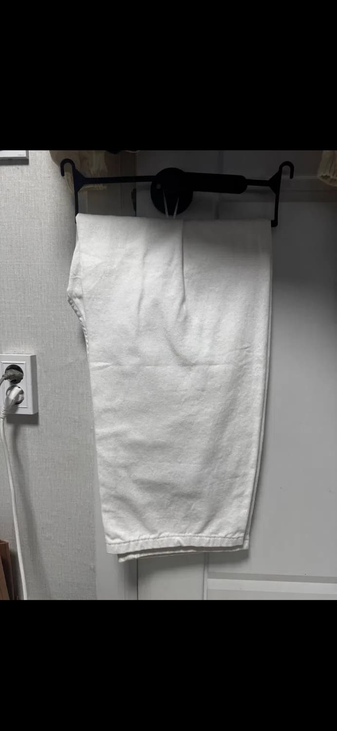 무료배송) 밀로 리플렉트 커브드 팬츠 화이트 m size 상품이미지1