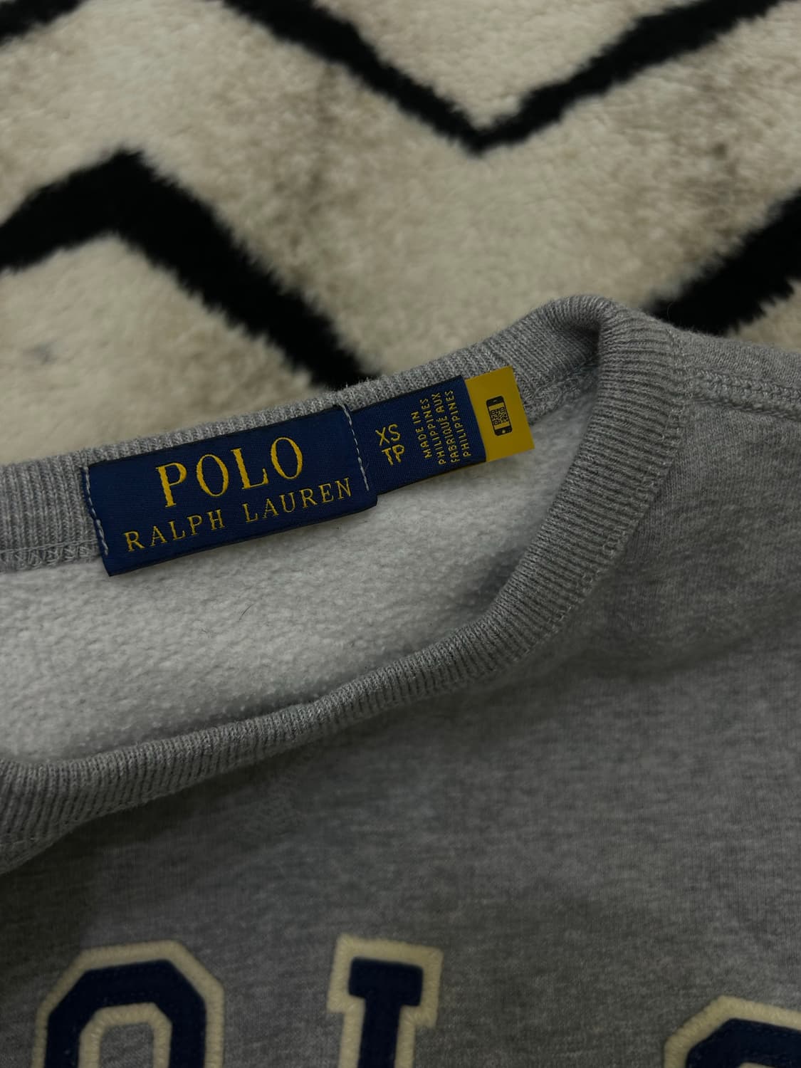 [XS]폴로랄프로렌 아치로고 맨투맨/그레이/기모 상품이미지6