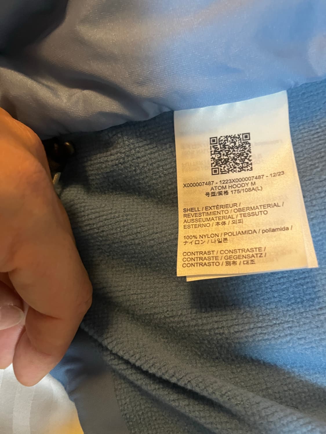 아크테릭스 아톰후디  L 상품이미지5