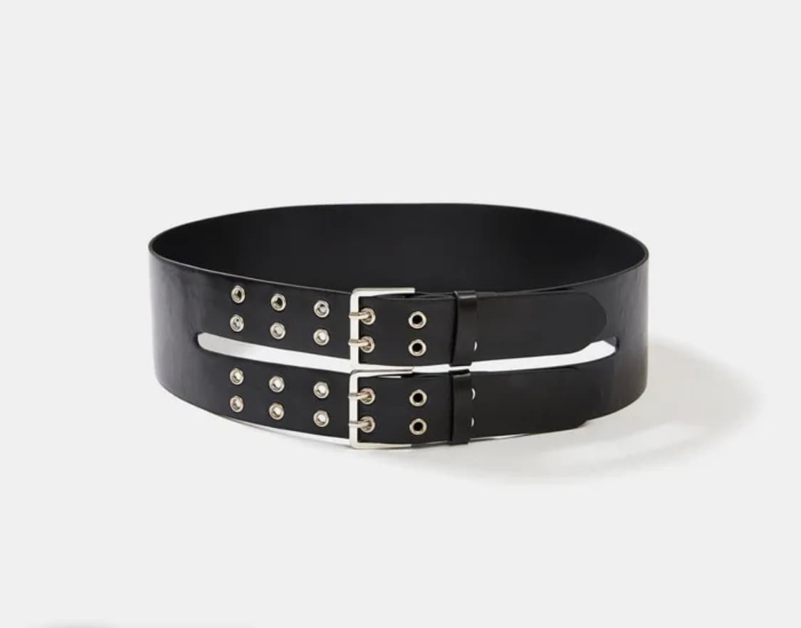 LCDC WIDE DOUBLE EYELET LEATHER BELT 상품이미지1