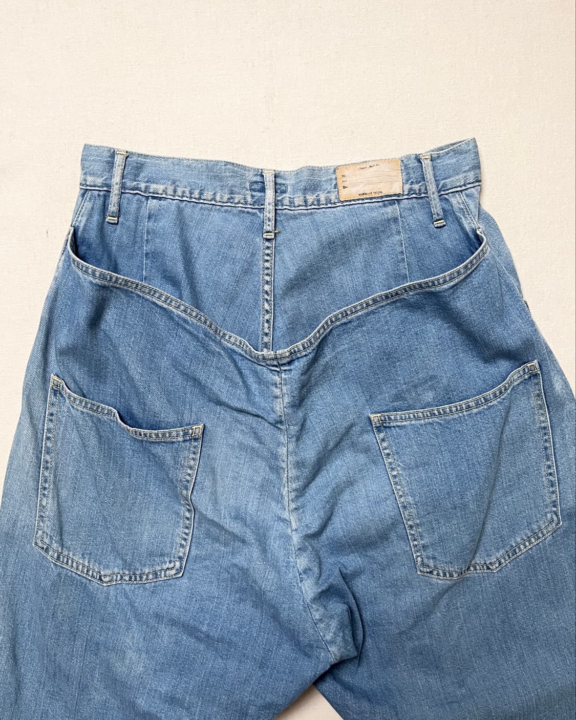 캐피탈 워시드 데님 사루엘 팬츠 kapital denim pants 상품이미지5