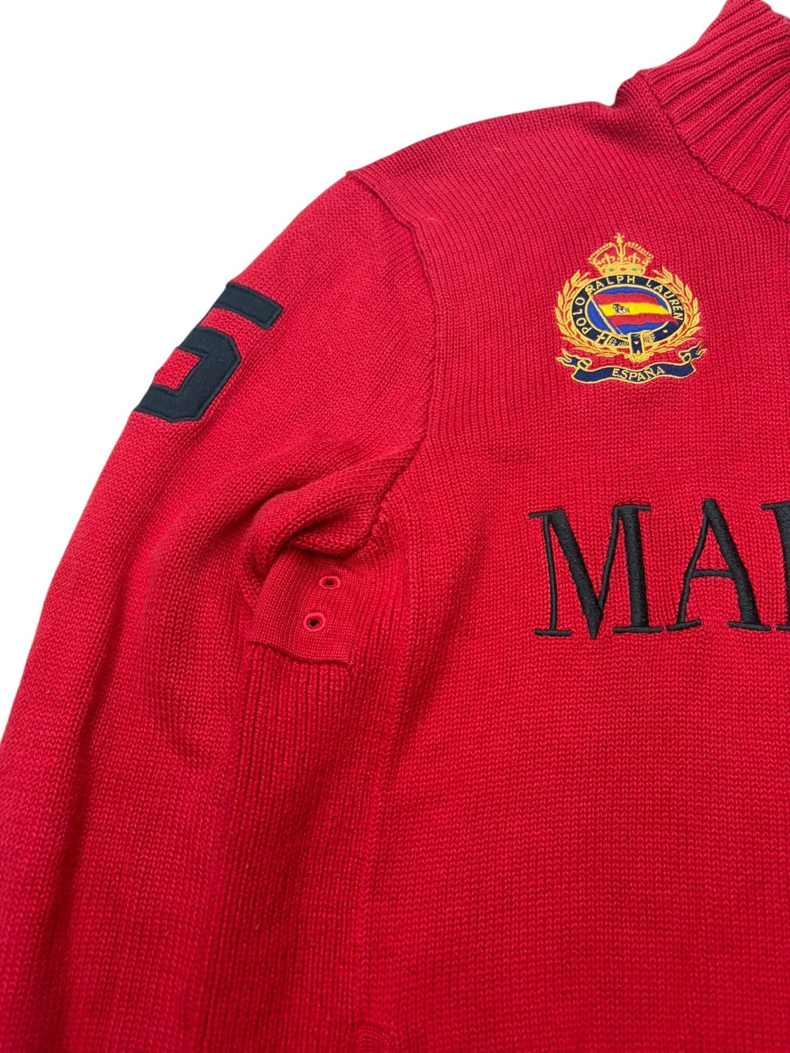 Polo Ralph Lauren 빅포니 MADRID 집업 니트 XL 상품이미지5