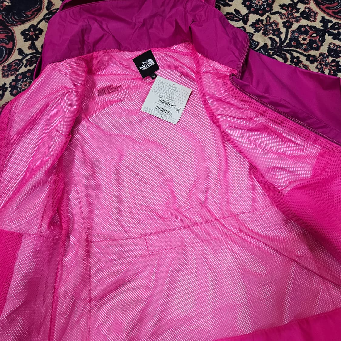  (새상품) 노스페이스 핑크 하프 바람막이 상품이미지7