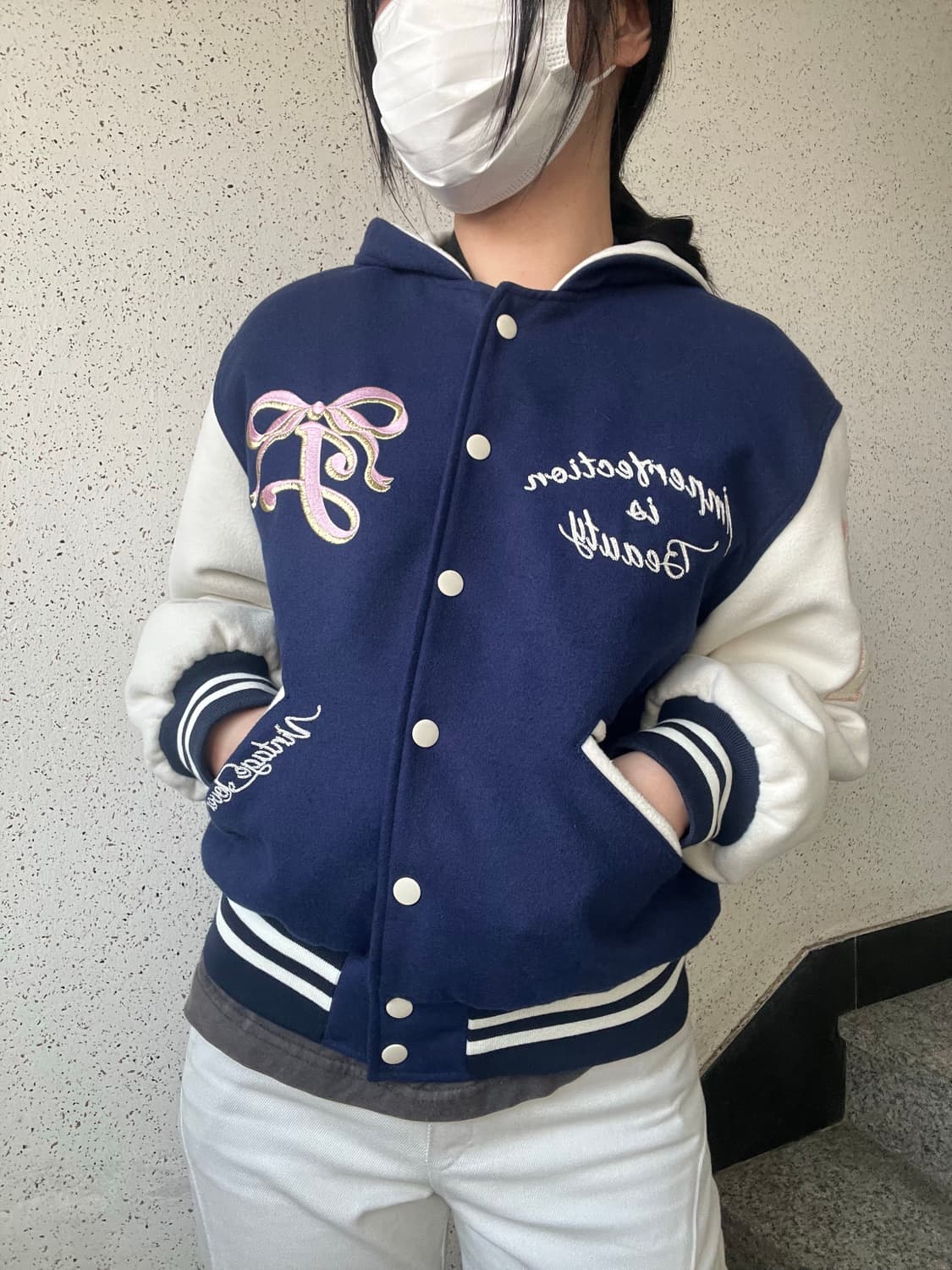 졸리레이드 Enya varcity jacket 상품이미지8