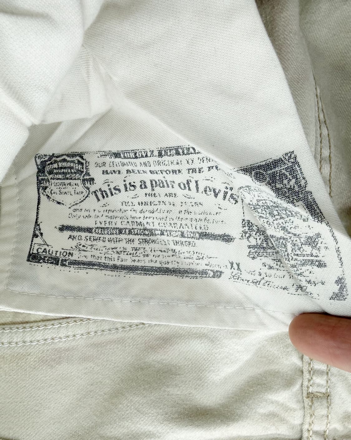 리바이스 501 커스텀 데님 팬츠 상품이미지9