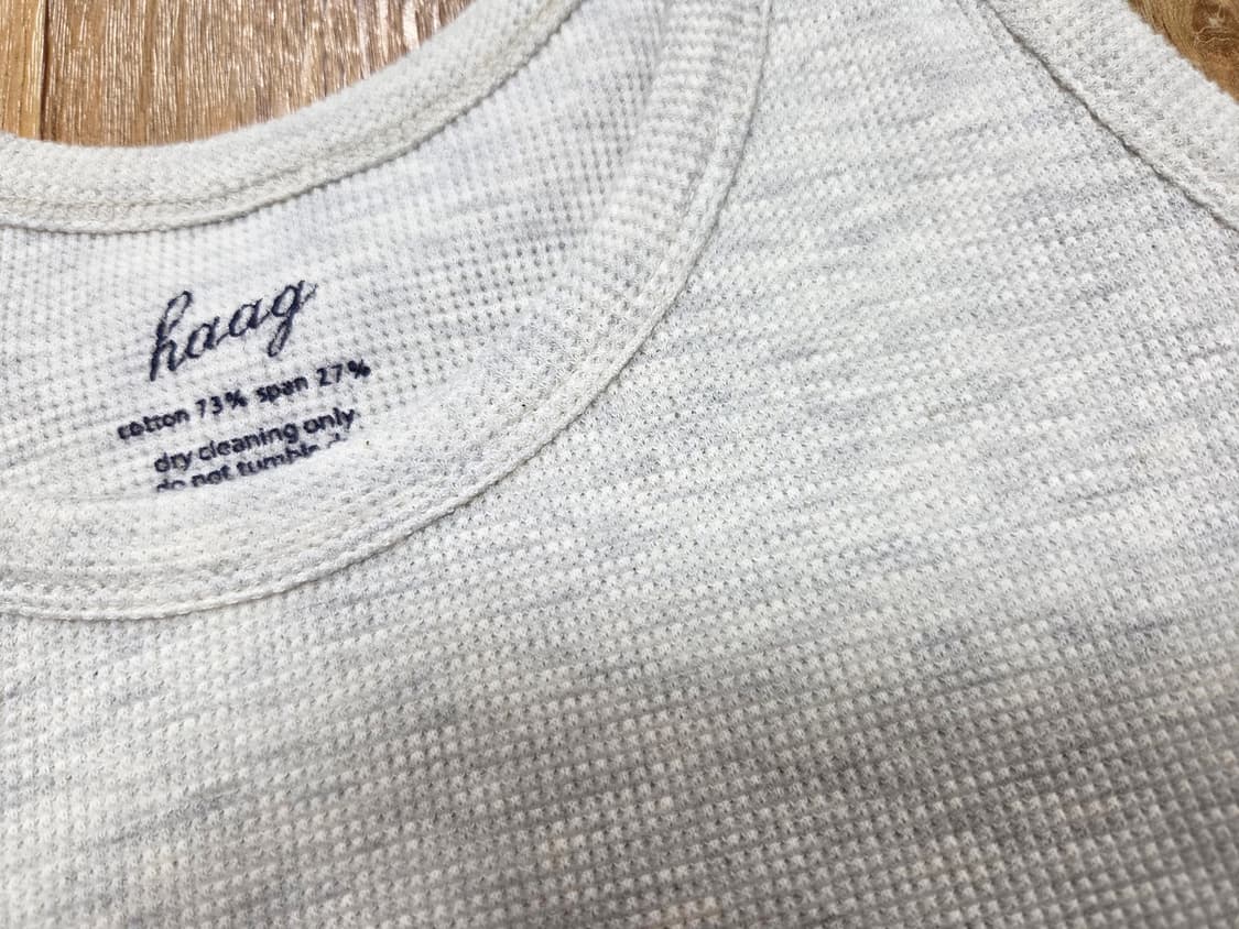 헤이그(haag) 그레이 와플티셔츠 55-66 새상품 상품이미지3