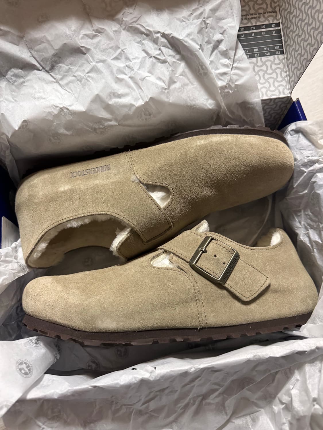 버켄스탁 런던 시어링 타우페41 상품이미지5