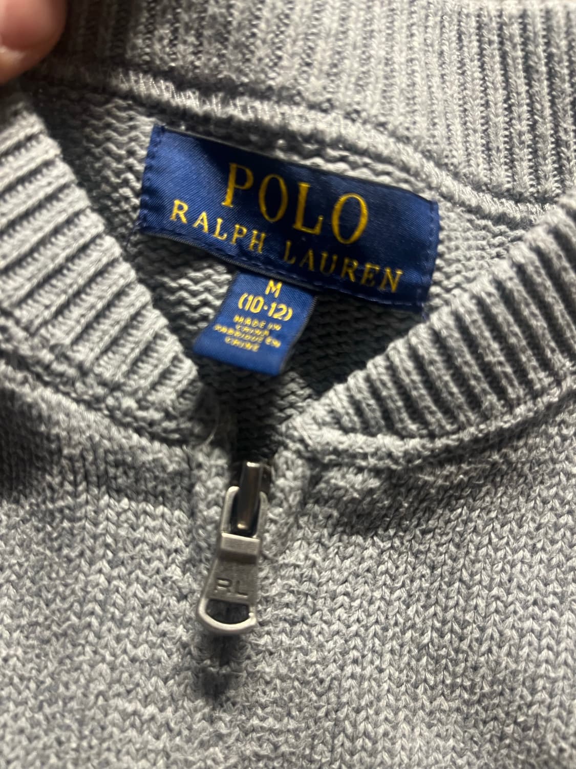 폴로 빅포니 그레이 집업 상품이미지5