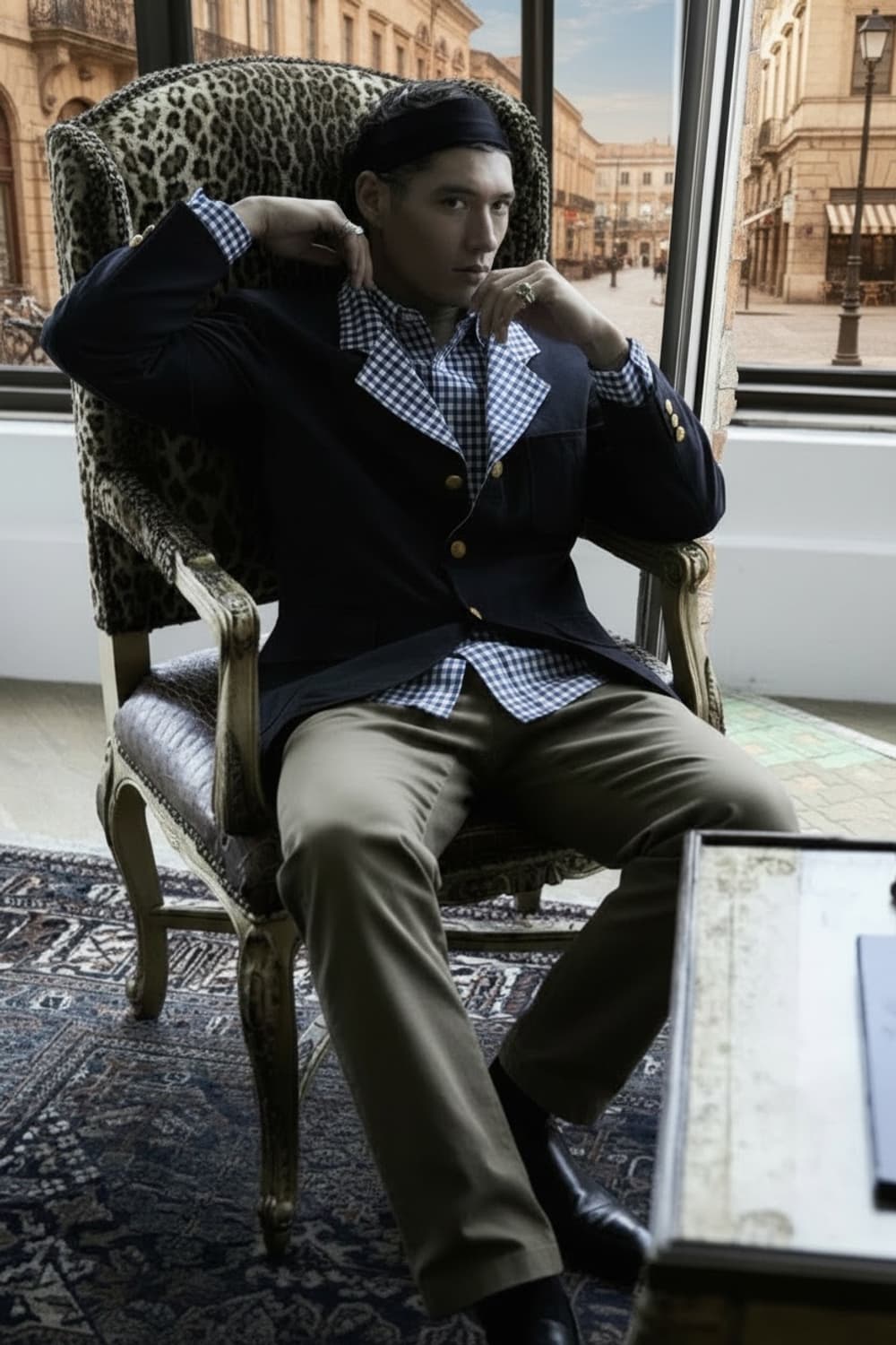 L/ 준야 와타나베 x 브룩스 브라더스 리버시블 블레이저 상품이미지1