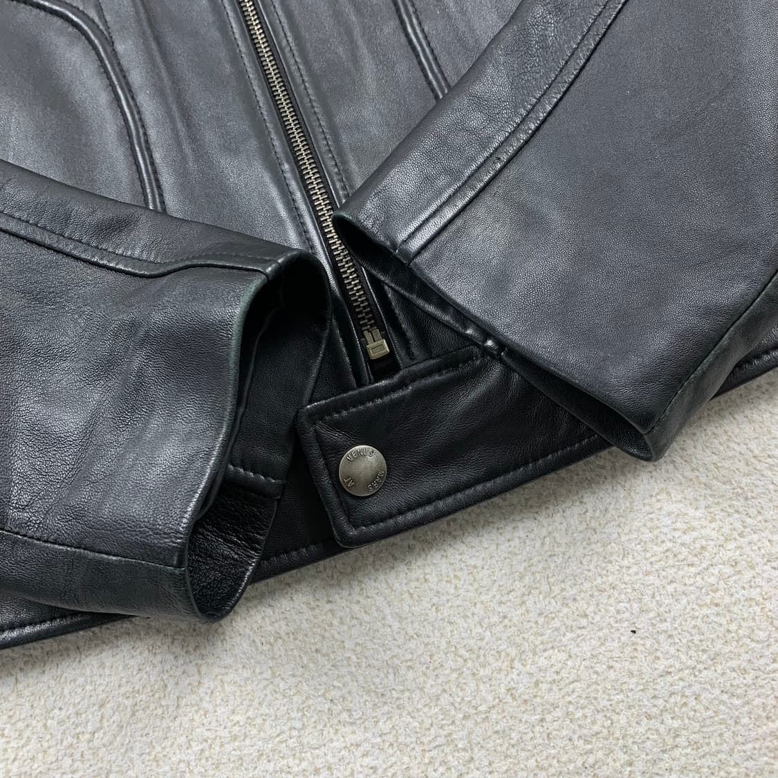 MATV 마스 엣 비너스 이태리양가죽 싱글 레더자켓 블랙 상품이미지4