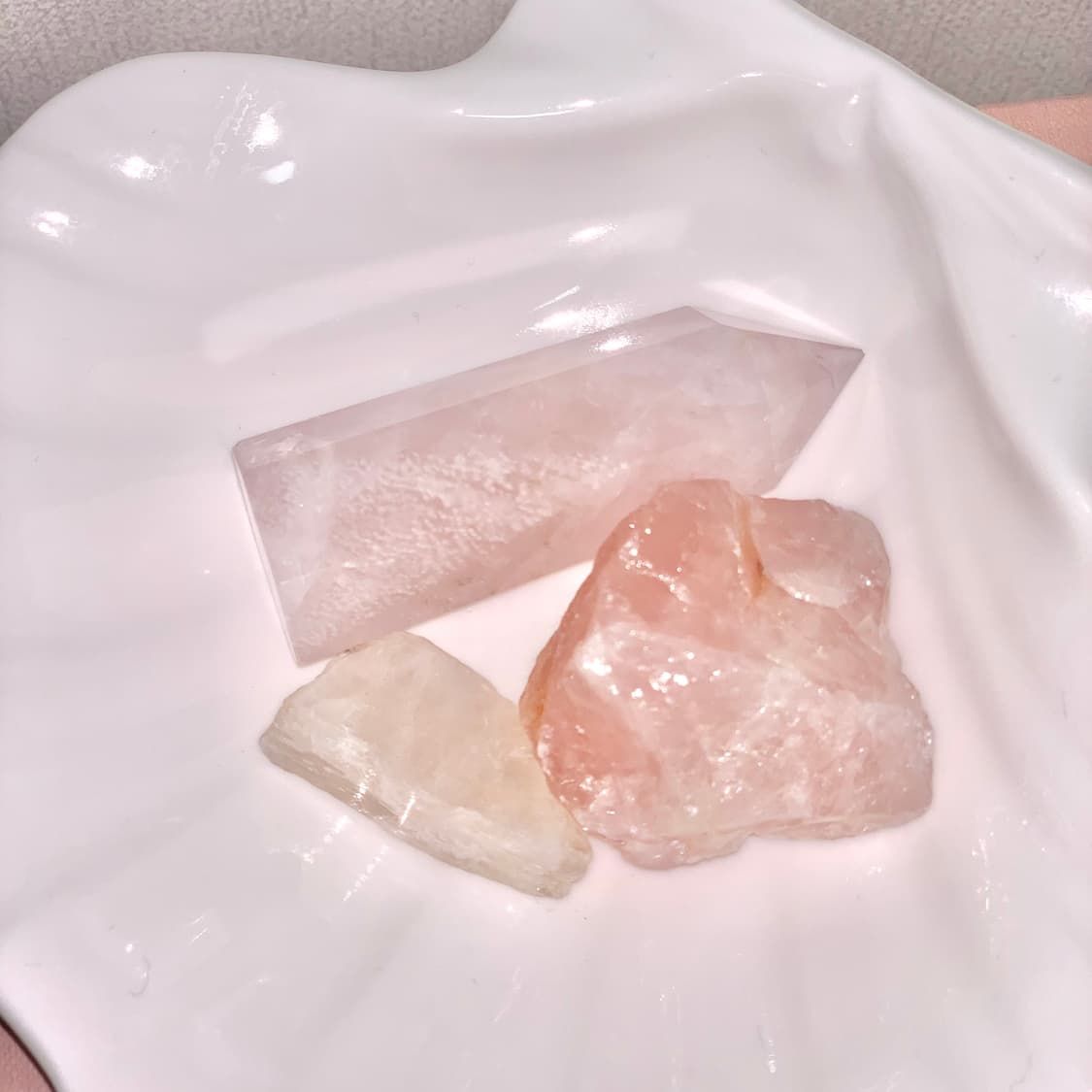 위시스톤 크리스탈 원석 클러스터 클린걸 페어리코어 핑크 차크라 힐링 상품이미지4