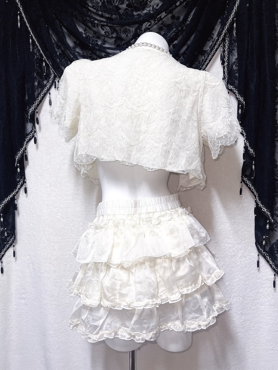 로맨틱갸루 로걀 레이스 볼레로 가디건 엔틱 오리엔탈 리버시블 핀터 페어리 상품이미지7