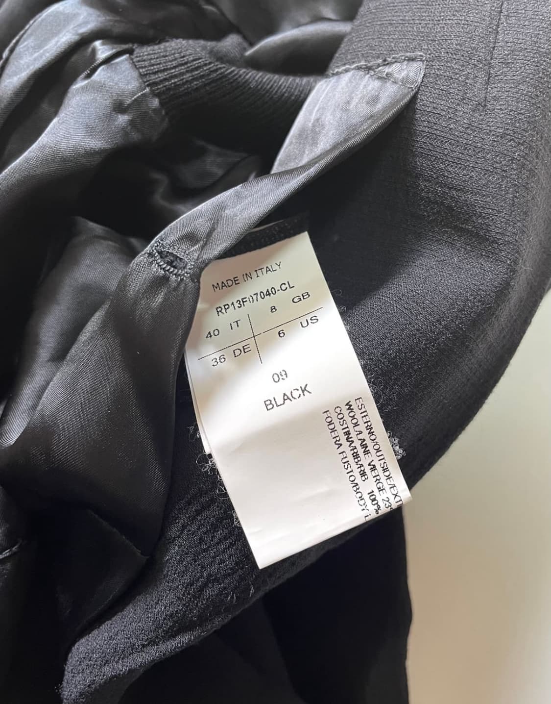 릭오웬스 13FW 울자켓 상품이미지5