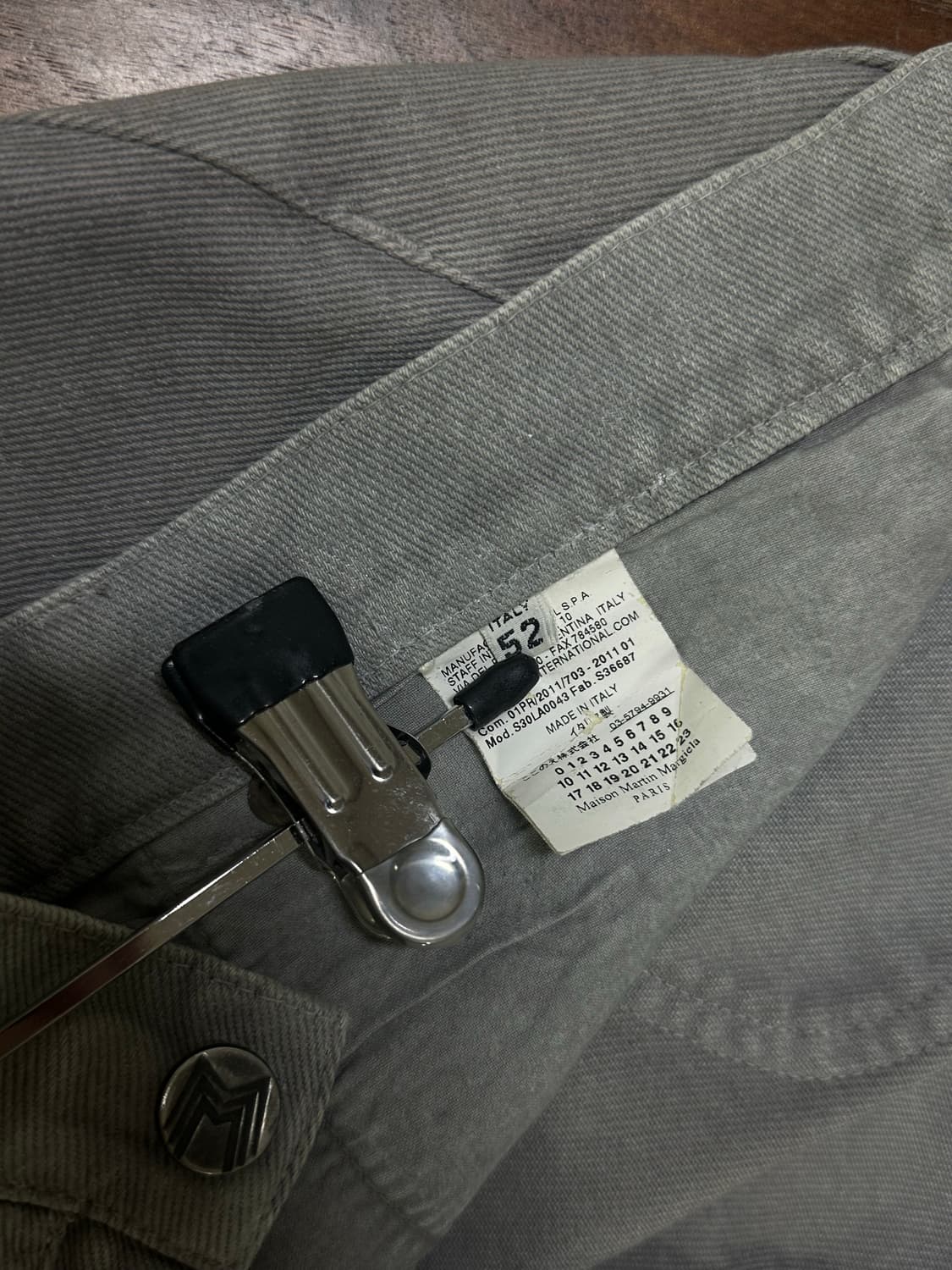 52 / Margiela Classic Denim Jeans 16aw 상품이미지4