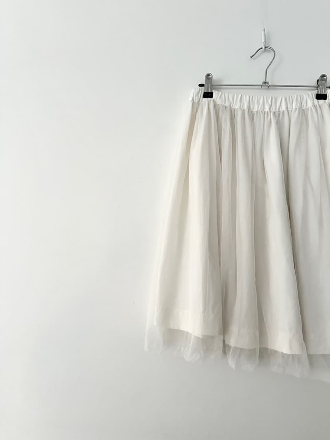 Sha milk banding skirt / white 상품이미지2