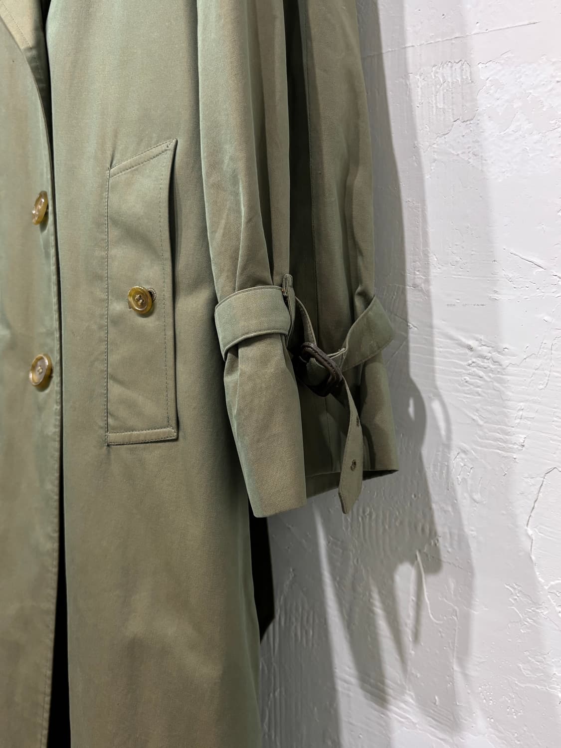 Burberry 버버리 카키 더블 카라 코트 상품이미지5