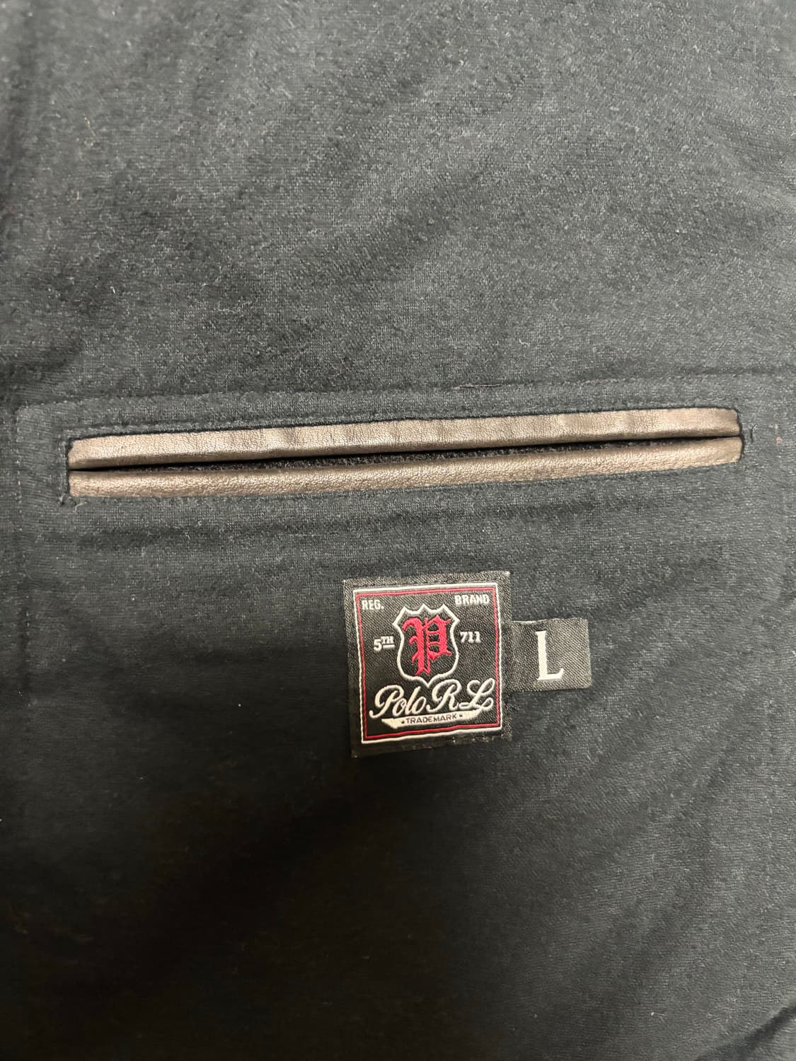 폴로 랄프로렌 아이코닉 레터맨 바시티 자켓 L 상품이미지5