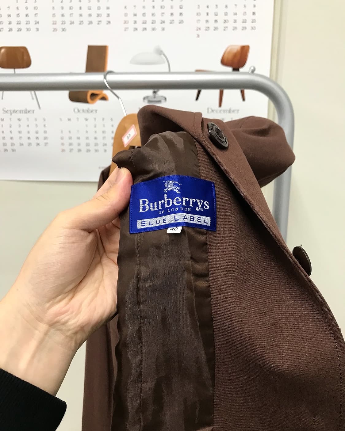 버버리 브라운 자켓 상품이미지2