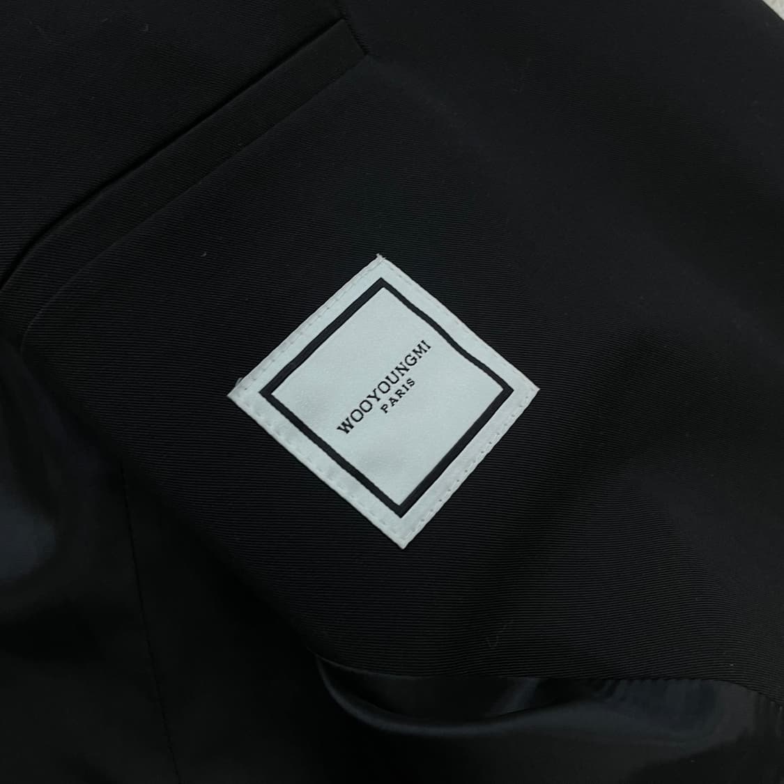 우영미 투 버튼 싱글 블레이저 자켓 블랙 상품이미지8