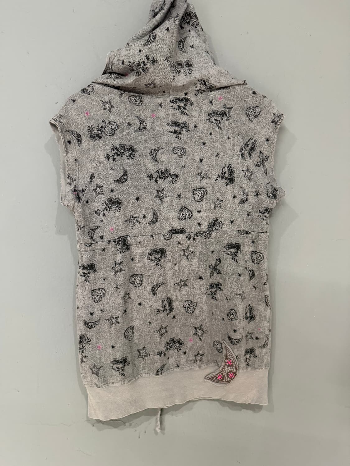 kawaii printing v-neck hood zip-up 상품이미지9