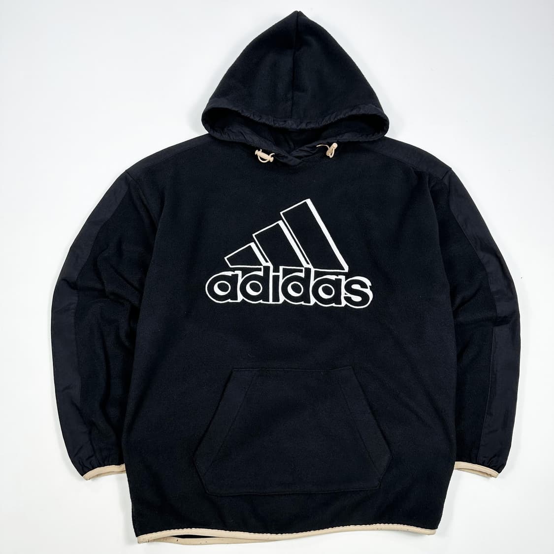 아디다스 오리지널 자수 블랙 후리스 후드티 (실측 S 여성추천) 상품이미지2